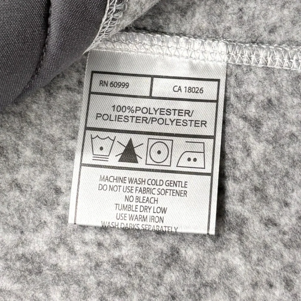 Antigua Villanova University Vest‎ Mens 2XL Gray Heather Full Zip Sweater NWT